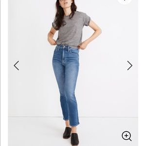 Madewell The Perfect Vintage Crop Distressed